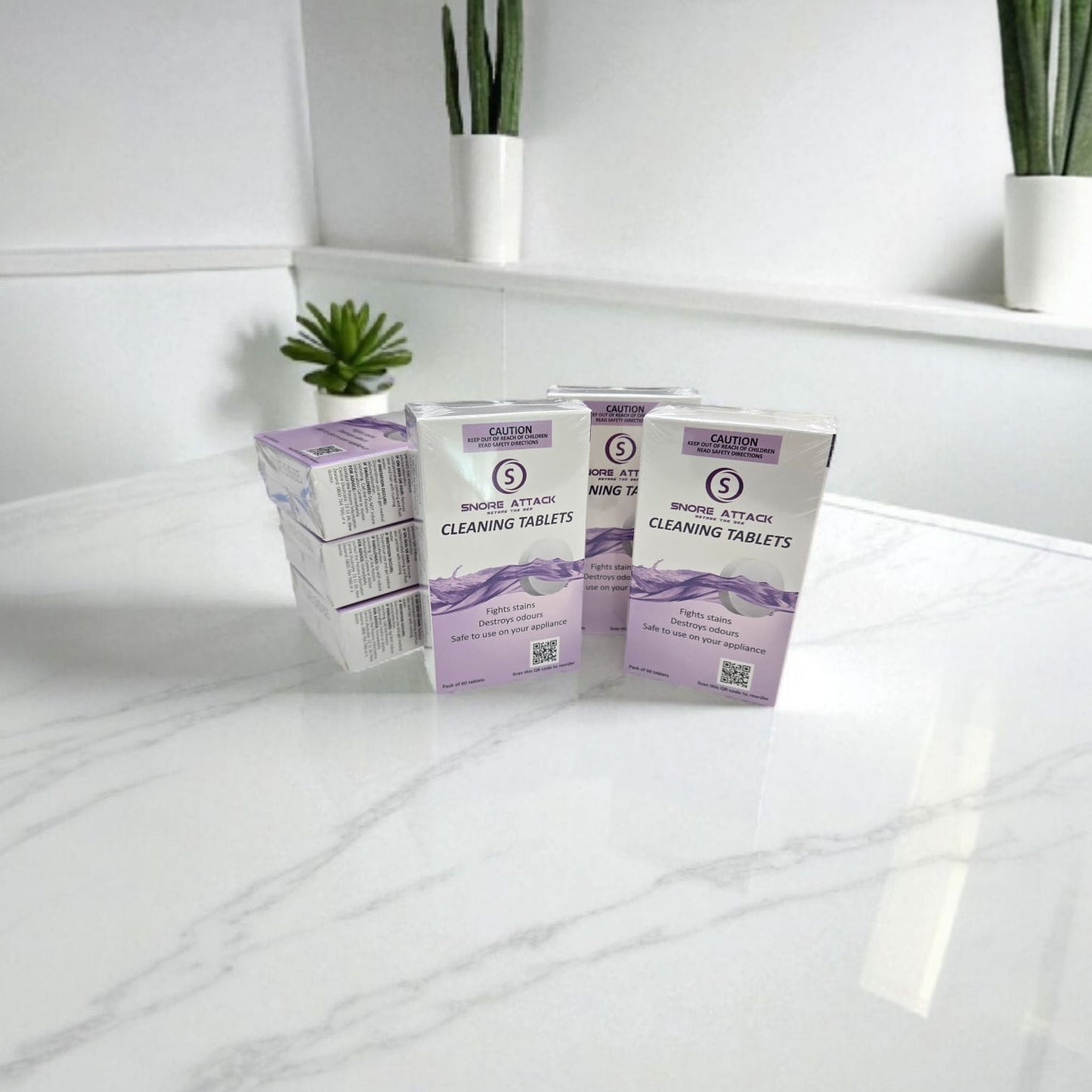 Snore Attack Cleaning Tablets (Replaces Aer Clean Powder) - Bigger Pack, Better Savings