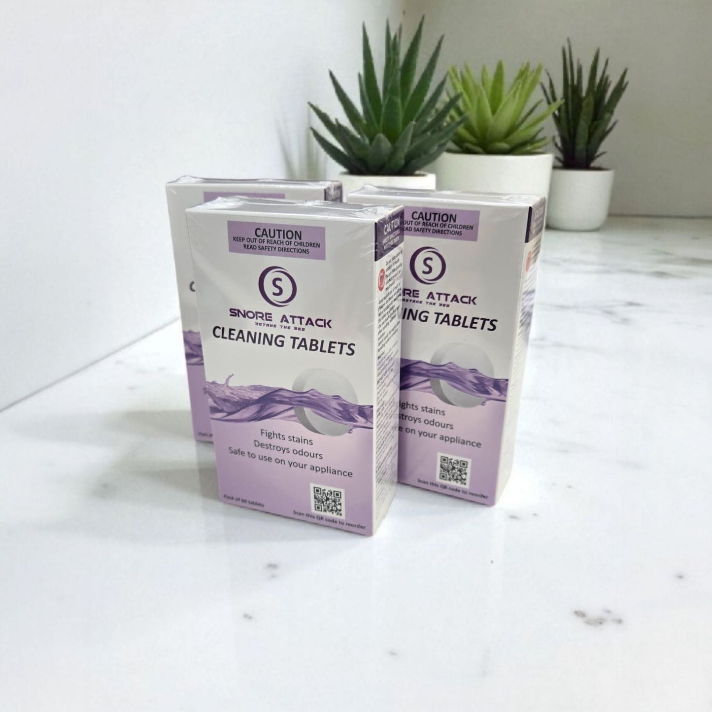 Snore Attack Cleaning Tablets (Replaces Aer Clean Powder) - Bigger Pack, Better Savings