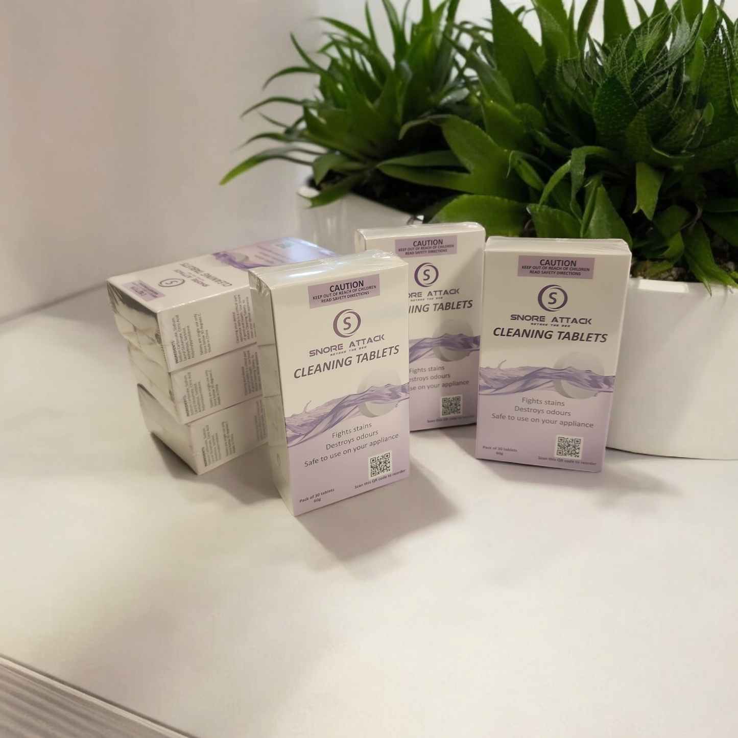 Snore Attack Cleaning Tablets (Replaces Aer Clean Powder)