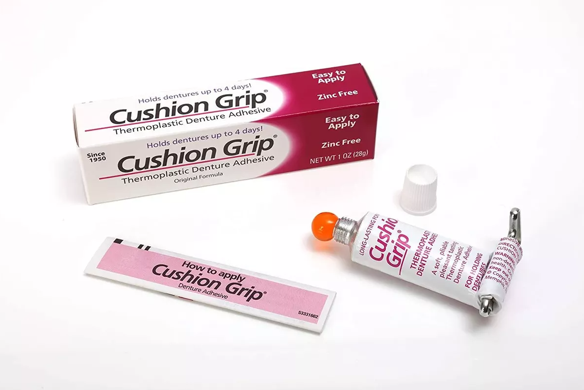 Cushion Grip Thermoplastic Denture Adhesive