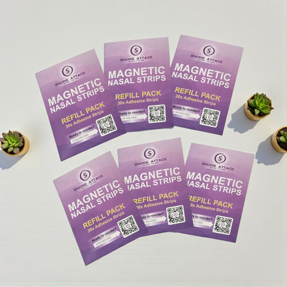 Snore Attack Magnetic Nasal Strips - Refill Pack