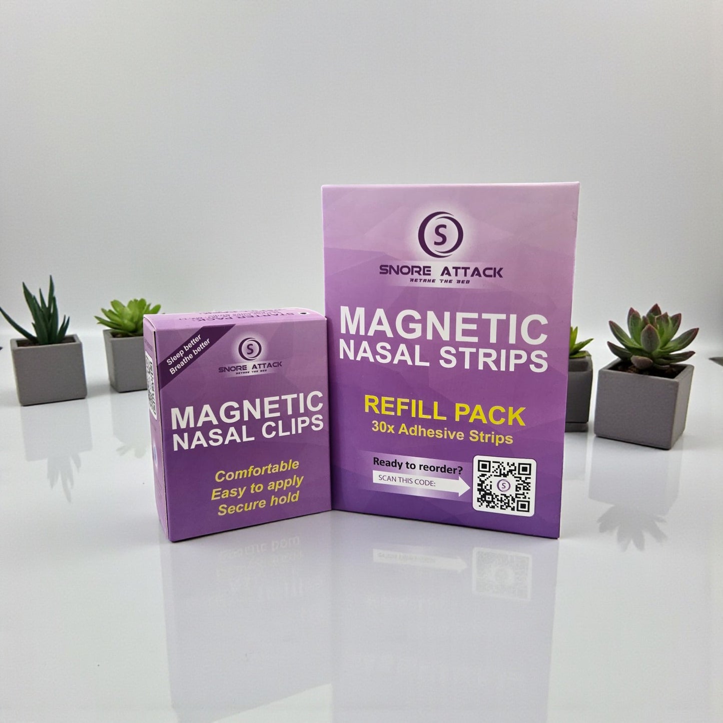 Snore Attack Magnetic Nasal Clips – Starter Pack