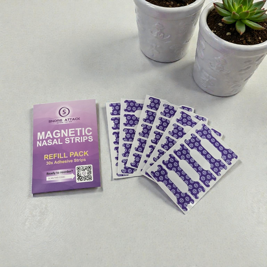 Snore Attack Magnetic Nasal Strips - Refill Pack